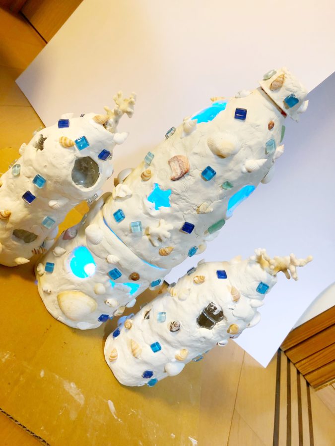 貝殻 貯金箱 作り方TikTok