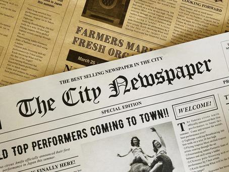 再販♡ チケット風 伝票風 海外新聞風 コラージュ素材