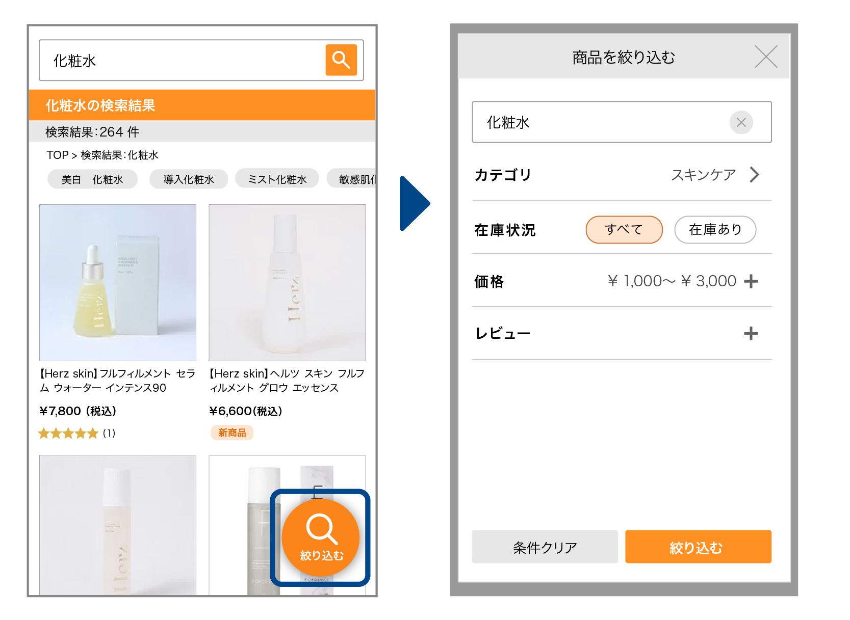 SmartHR Magの検索フォーム・ボタン・テキストリンクデザイン！ スマホデザインWebデザインの参考に、UI LIBRARY
