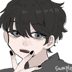 シンプルなアイコン4種セット 顔なし 描きます SNSのアイコンにぴったりなトレンドの線画のアイコンを作成！ココナラ