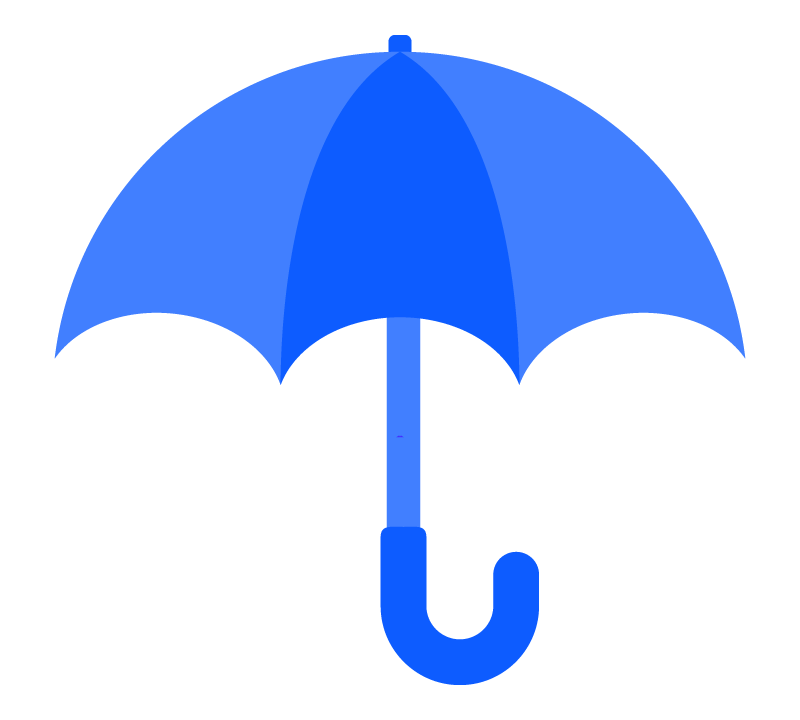 とても素敵なカラフルな傘イラスト素材透過、PNGフリー画像ダウンロード - Pngtree