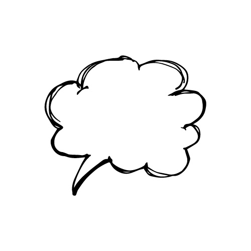 Ilustração シンプルでおしゃれな手書きの吹き出し イラスト ふきだし do StockAdobe Stock