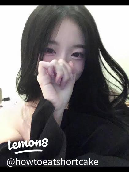 アイコン 韓国の女の子 黒マスクTikTok