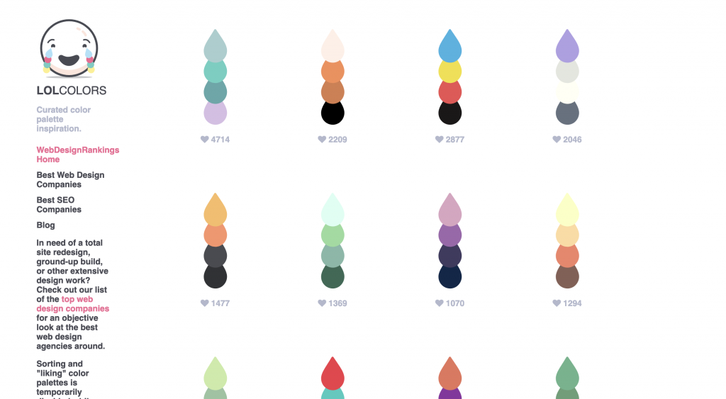 配色 - デザインツールお道具箱 for Web