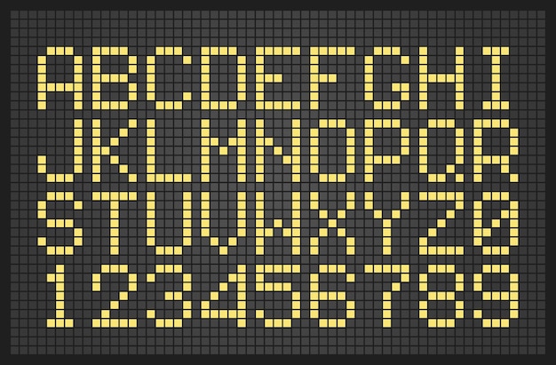 デジタル時計に最適な無料おすすめフォント14選 ダウンロード可 フリーフォントブック