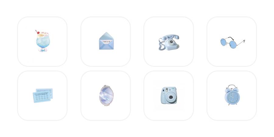 素材配布中 青アプリアイコン iPhone & Android用 435選WidgetClub