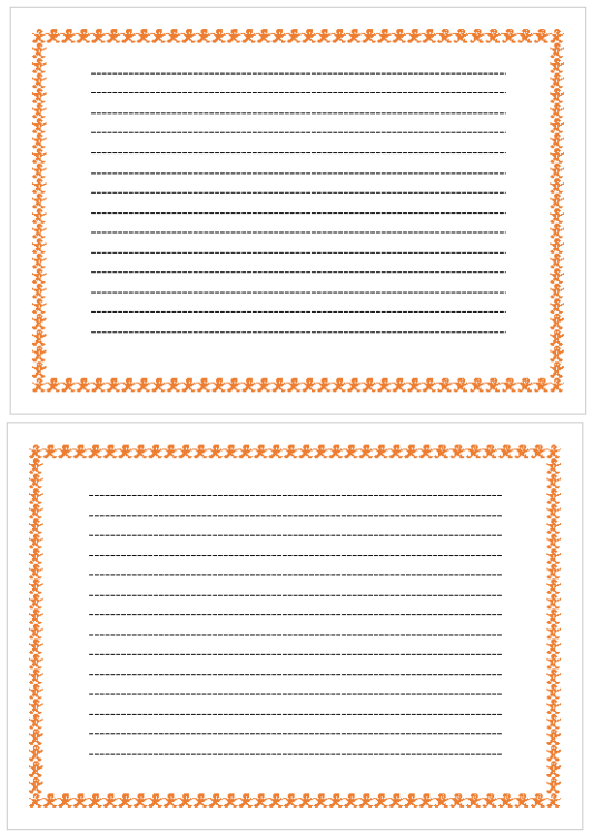 ワードで便箋を作る