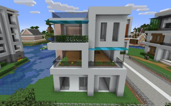 Minecraft: How To Build Luxury Modern House Tutorial豪華なモダンな家の作り方