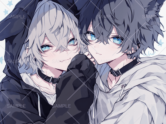 ペア画女子フリーアイコン2 - ibisPaint