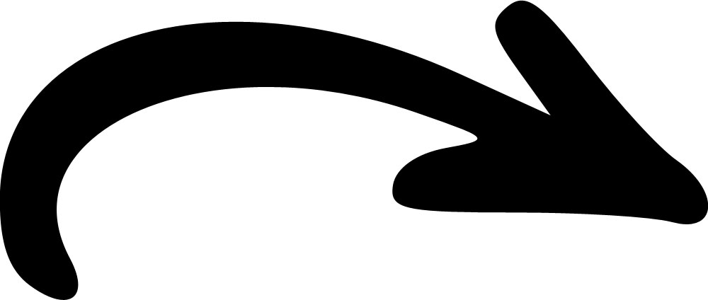 黒い曲線の矢印。シンプルなカーブの矢印。のイラスト素材102899361- PIXTA