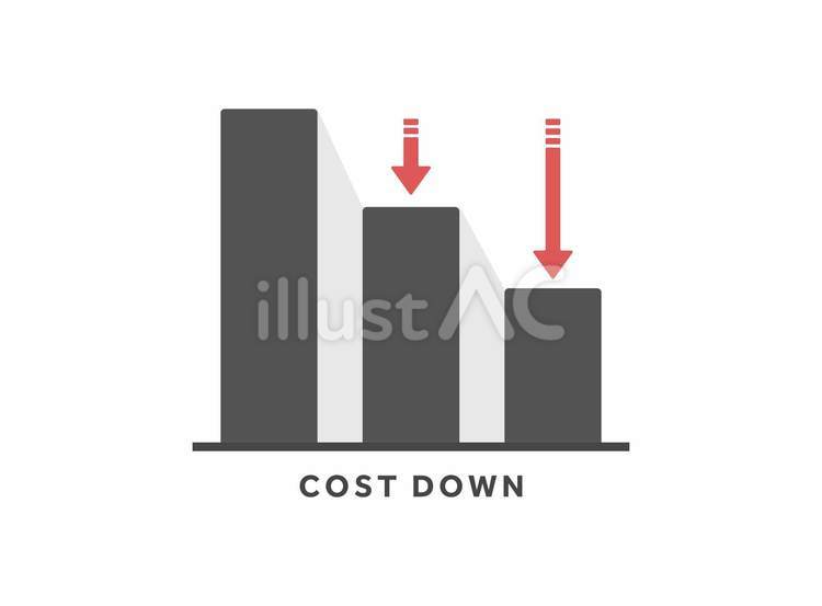 コスト削減 – 元を減らすアイコン。背景にベクター画像シンボル画像。」のベクター画像素材 ロイヤリティフリー2145418091Shutterstock