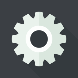 ロゴ販売サンプルです。歯車・太陽・花・ロゴ・マークデザイン1193をイメージしたロゴデザインです