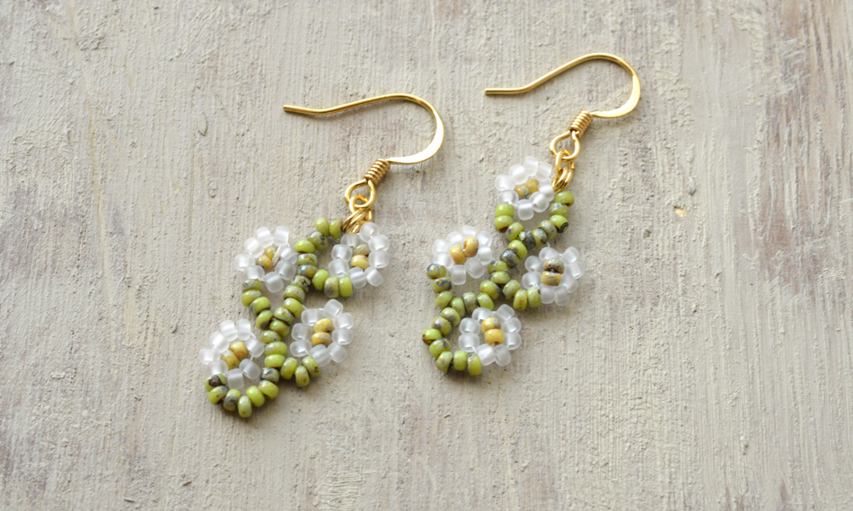 お花モチーフブレスレット・ストラップ ８の字編み の作り方 手順19その他その他 アトリエハンドメイドレシピ 作り方 と手作り情報サイト