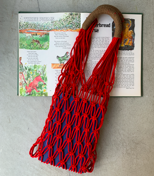 結んでつくるマクラメバッグと小物