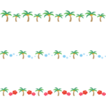 フリー素材:フレーム;シンプルで大人可愛いラフなラインと青い魚がかわいいのイラストの飾り枠 フレーム 640×480pix無料素材とwebデザイン・DTP・動画制作tigpig