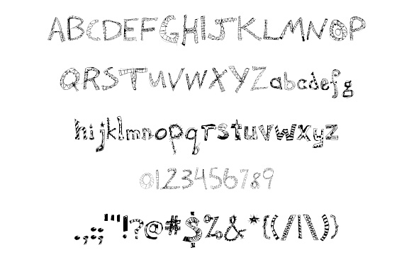 kawaii手書き文字日本語フリーフォント