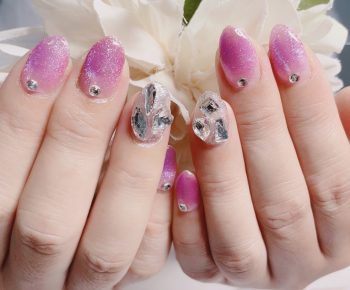 ハンド グラデーション マグネット パープル ジェルネイル - sonomiのネイルデザイン No.8118832 ネイルブック