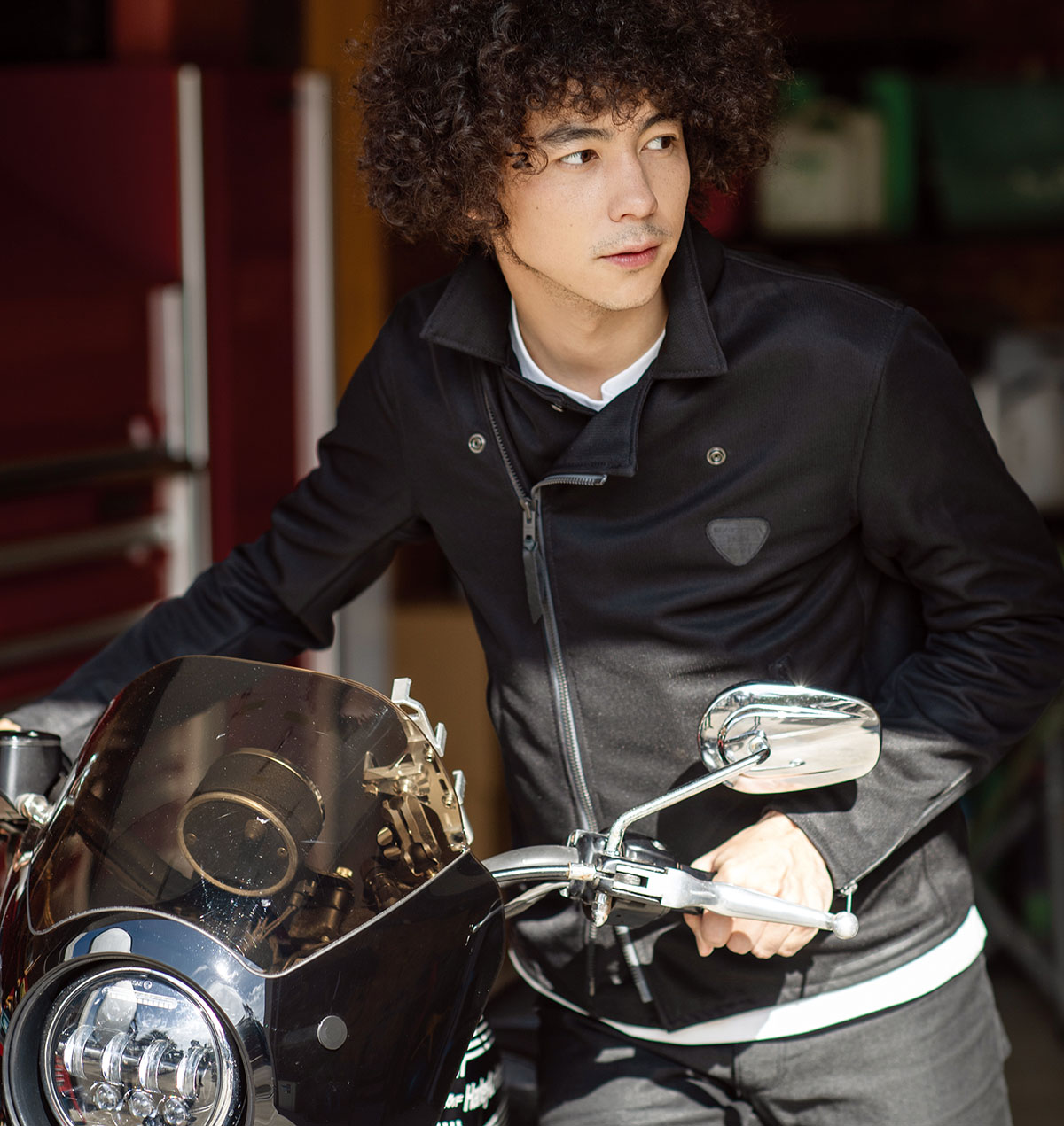 バイク用テキスタイルジャケットKUSHITANI JAPAN