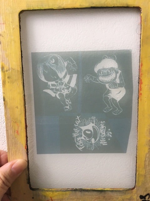 シルクスクリーンをドライフィルムで低コスト化して、ワンオフ対応や、マスキング塗装に？ – みかさベースで、やってみた