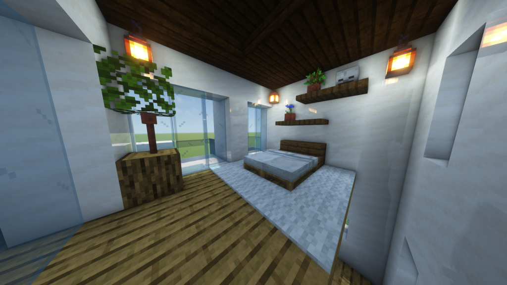 マイクラ サバイバルで使える広めのシラカバ拠点を作ってみたpart2 - 毎日がマイクラ日和☆