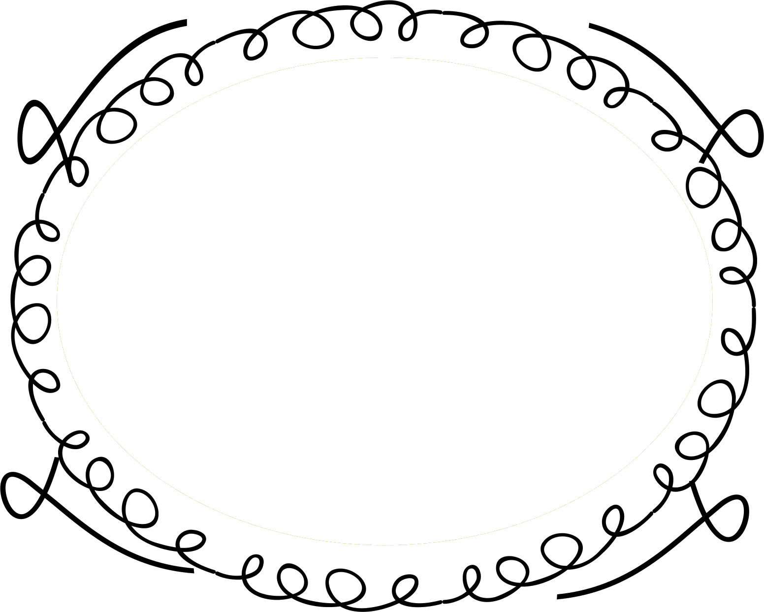 フラッグガーランドの白黒点線フレーム飾り枠イラスト無料イラスト かわいいフリー素材集 フレームぽけっと