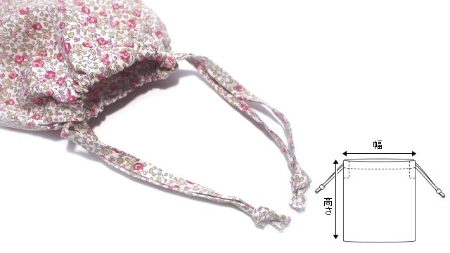 ハンドメイドの基本？初心者さんにも簡単に作れる巾着袋の作り方！裏地付き・フリル口・切り替えの手作り巾着袋DIYSunMoon