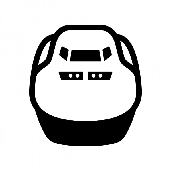 新幹線のイラスト03イラスト無料・かわいいテンプレート