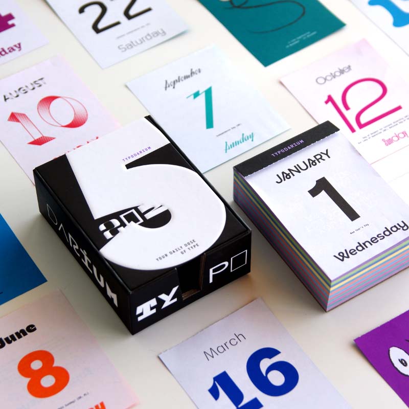 お気に入り♪ 日めくりカレンダー Typodarium タイポダリウム◇ ねこねこのひとりごと ◇