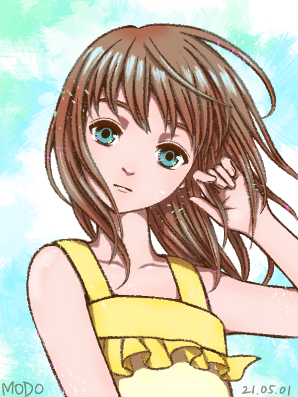 夏服の女の子が描かれたイラスト特集