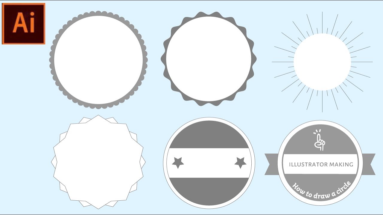イラレでの切手フレーム作成方法