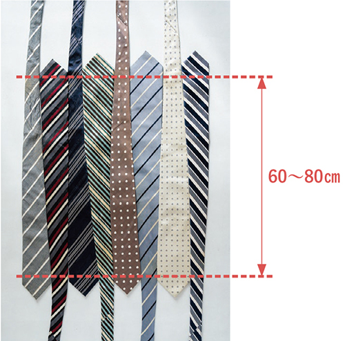 ネクタイリメイク デニムトートバッグ