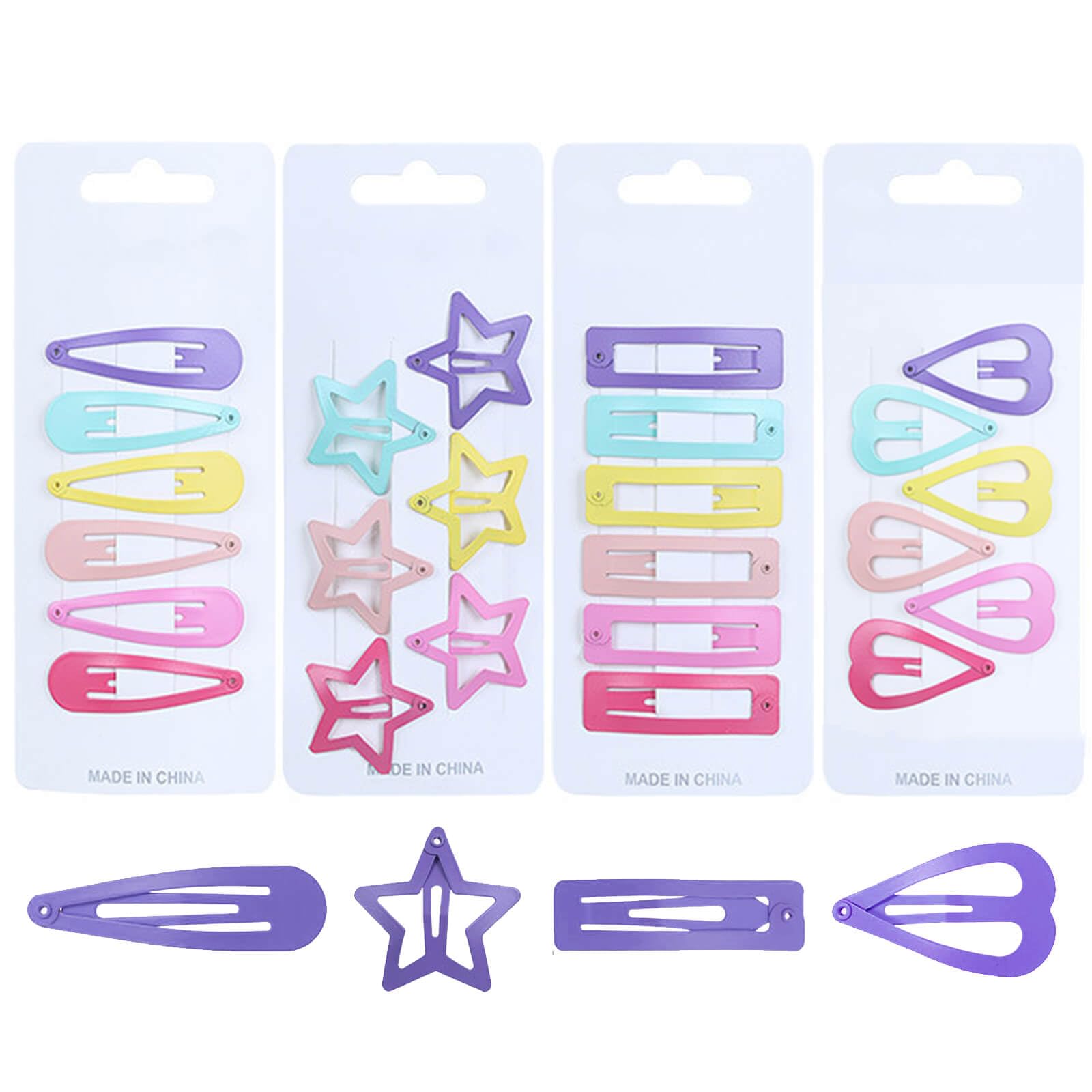 星いっぱいのヘアクリップの作り方☆DAISOオーロラ星ビーズでカラフルなヘアアクセ☆推し活にも