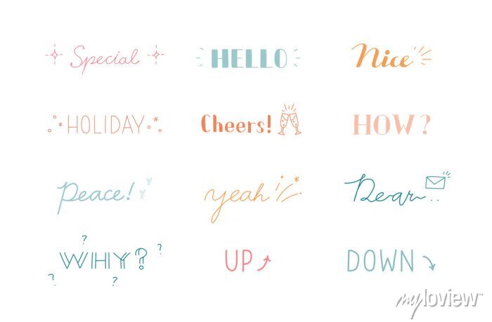 おしゃれでカッコいい英語の手書きフォントと筆記体フォント