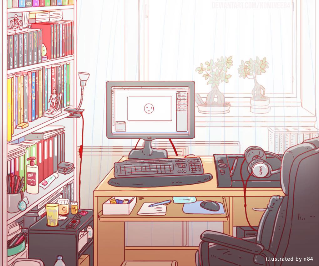 机と椅子のイラストイラスト - No: 802810無料イラスト・フリー素材なら「イラストAC」