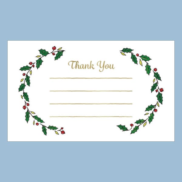 サンキューカードのテンプレートラベンダー - GreenStock40