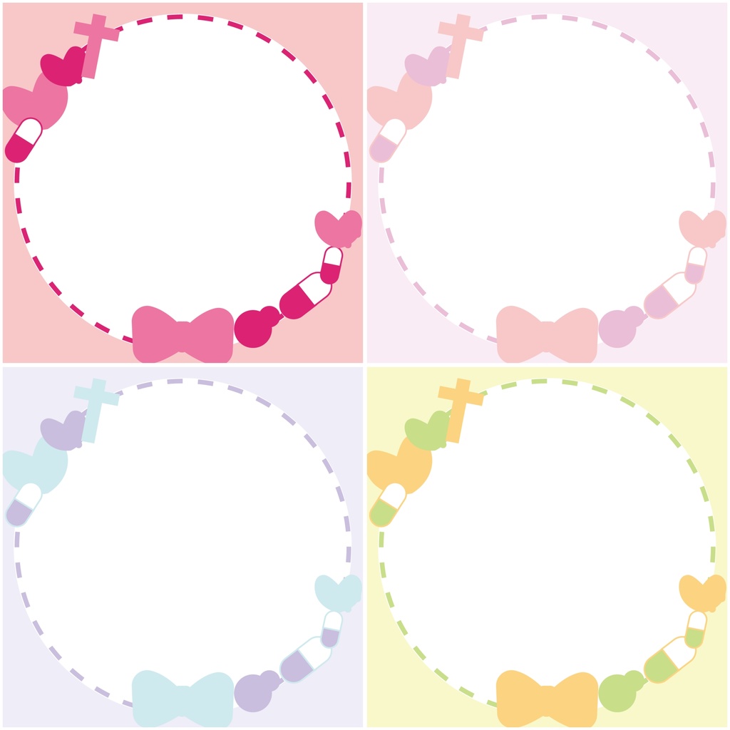 無料 アイコンフレーム やみかわっぽい 丸型 - アメダマの素材部屋 - BOOTH