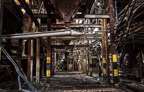 廃工場、産業の背景の写真素材・画像素材 Image 16960729