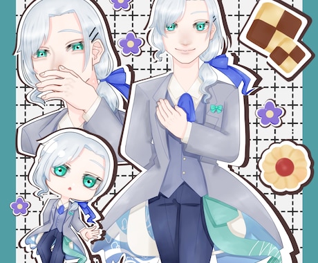 ステッカーイラスト！SKIMA スキマ