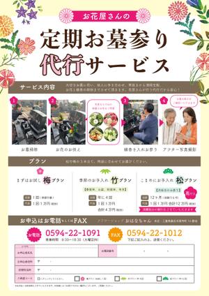 たくさんの花が描かれた母の日のチラシの無料チラシテンプレート 12155 - デザインAC
