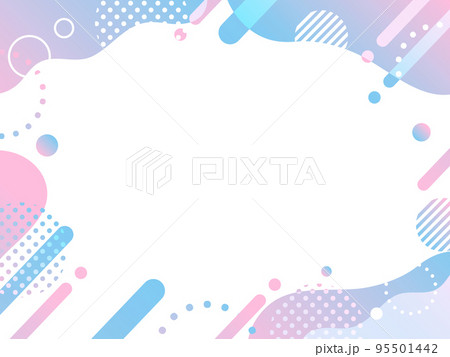 かわいいポップな星の背景 6種OKUMONO