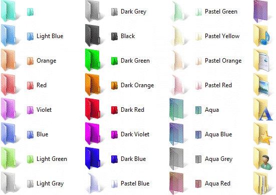 アップルのフォルダアイコン無料ベクトル素材
