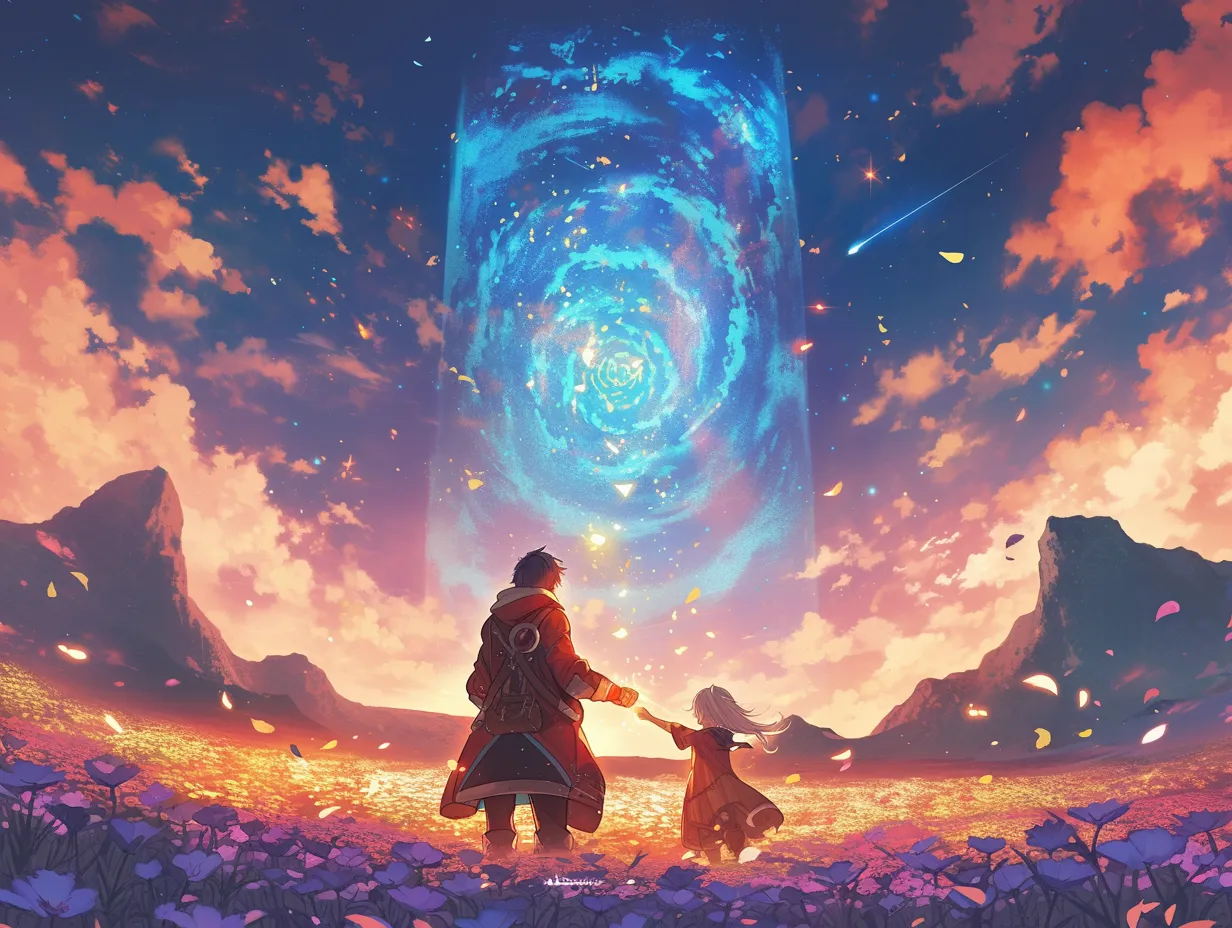 円の中に幻想的な光の打ち上げ花火 綺麗な花火イラスト無料 フリー87241素材Good