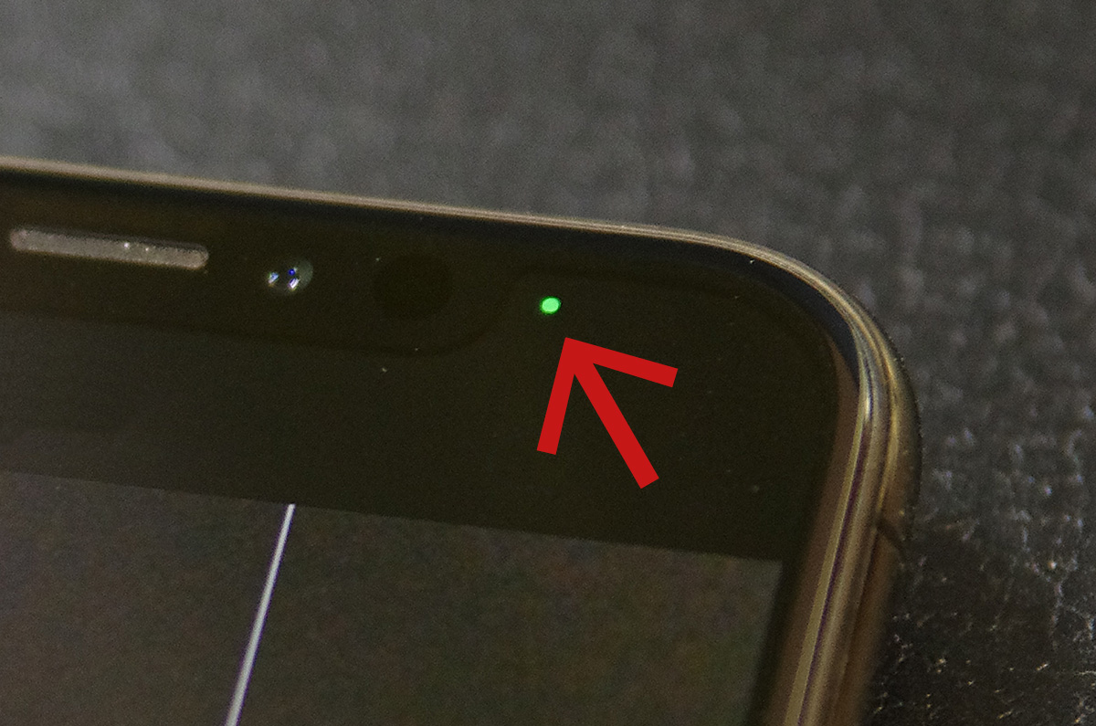 Androidスマホの画面右上につく緑の点は何？アプリオ