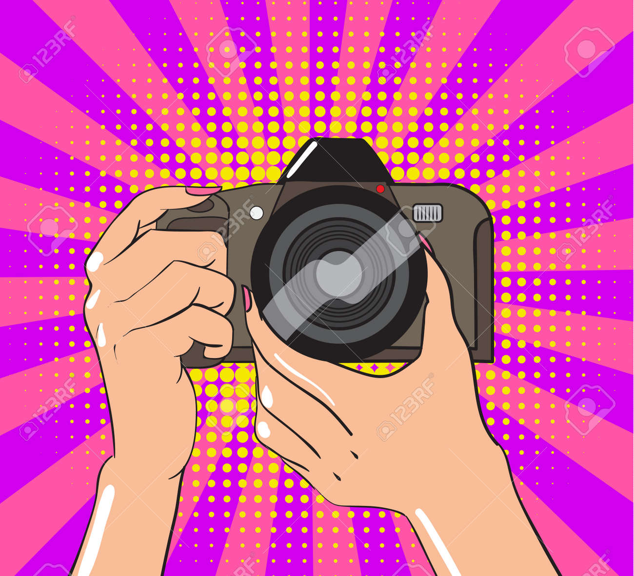 カメラを持つ手の写真・画像素材-Snapmart スナップマート