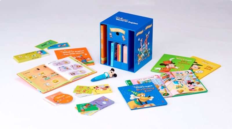 DWE 最新版ミッキーマジックペン ファンウィズワーズ & カード6種 & CD DWE