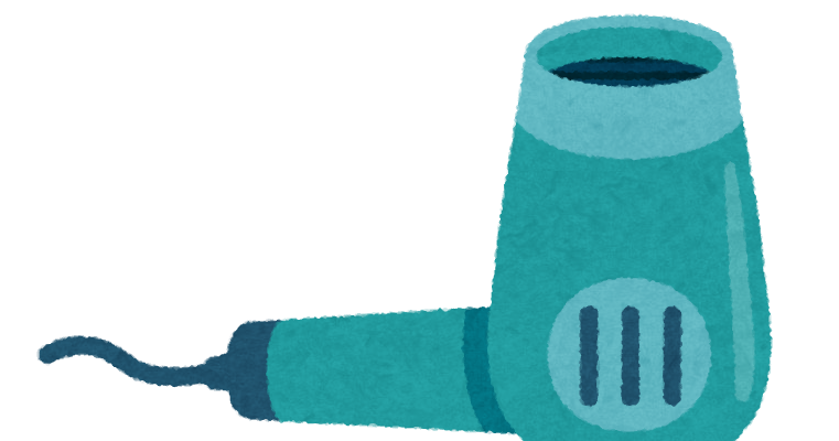 ドライヤーイラストレイン🚂 - イラスト無料素材