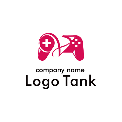 コントローラーをモチーフにした遊び心あるデジタルロゴロゴ販売ならロゴストレージ