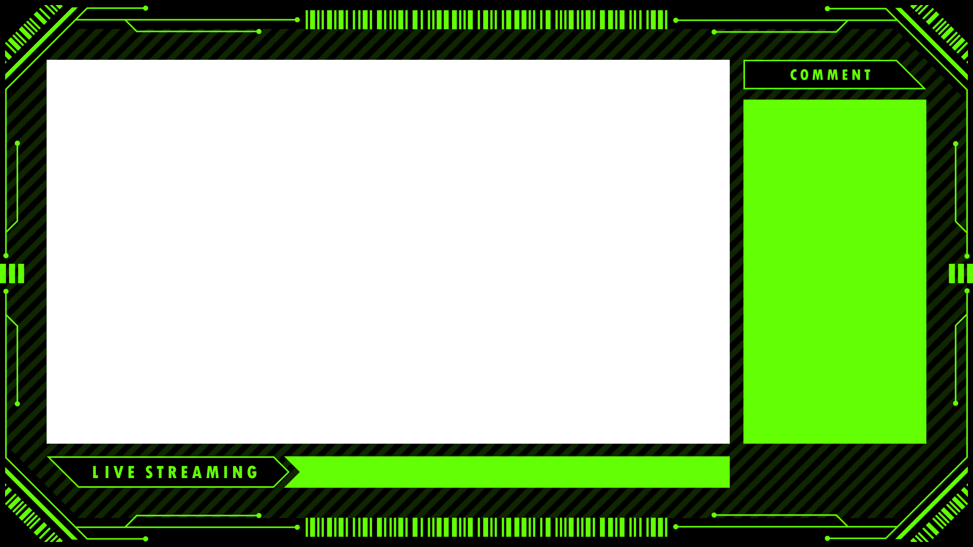 無料版有 配信用コメント枠素材集 - hiyori工房 - BOOTH
