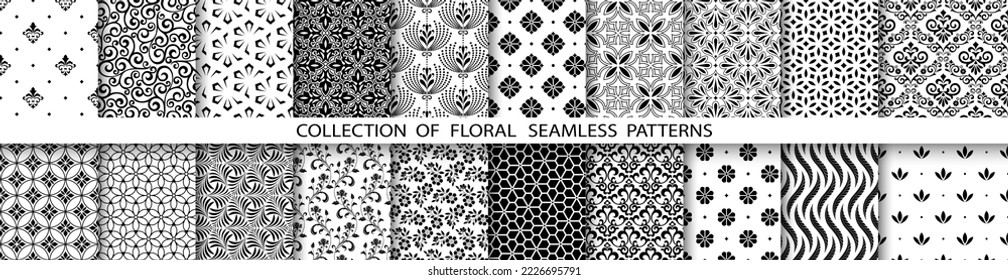 Illustrator 高品質な花柄のシームレスパターン素材27選 商用可S.Design.Labo