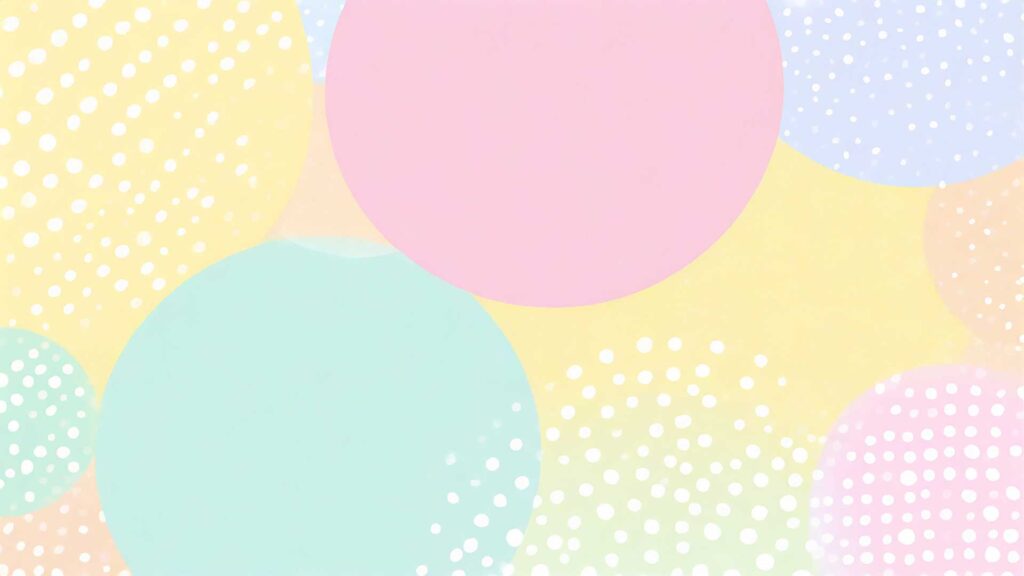 かわいいポップな星の背景 6種OKUMONO